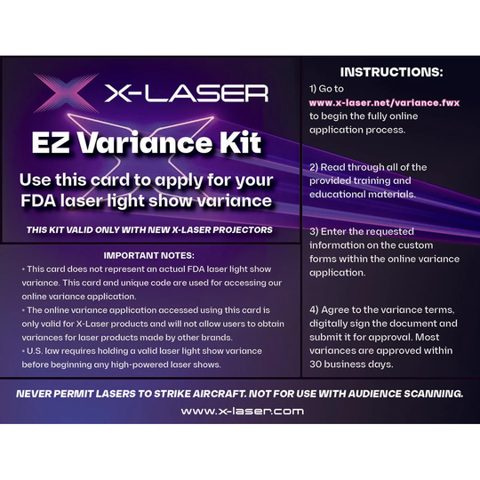 X-Laser EZ VARIANCE KIT