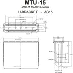 JBL MTU-15-WH