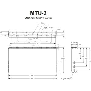 JBL MTU-2-WH