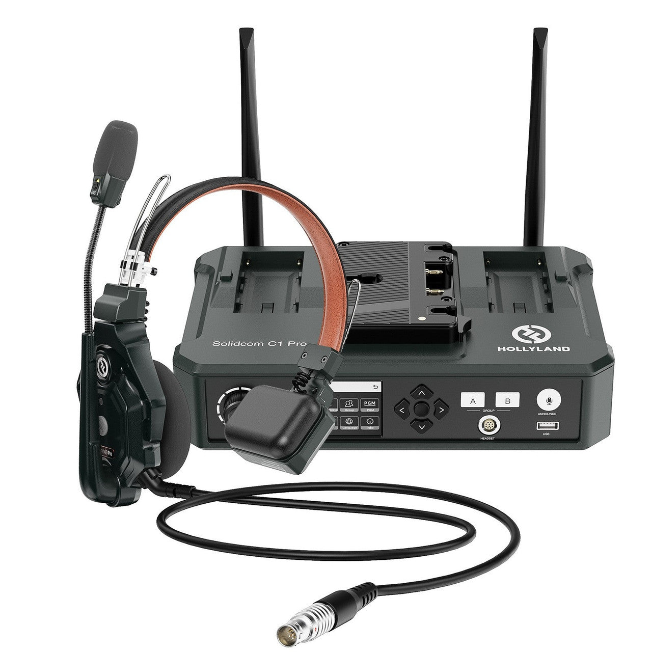 Hollyland Solidcom C1 Pro -Hub4S (5-person Noise Cancelling Headset Intercom)