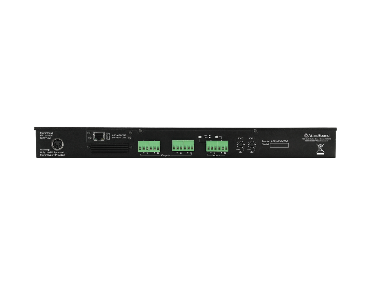 Atlas Sound ASP-MG24TDB