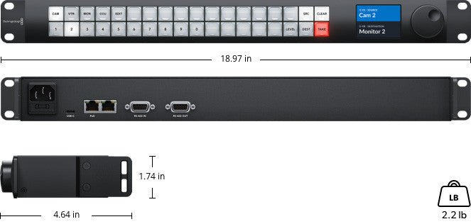 Black Magic BMD-VHUB/WMSTRCRL/PRO