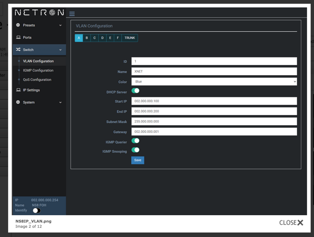 Elation NS8 IP