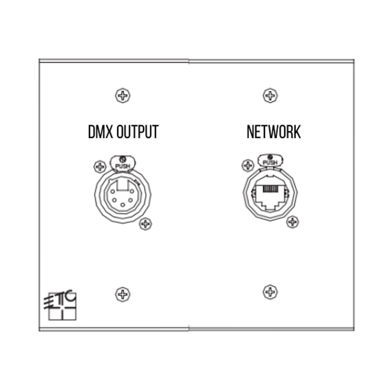 ETC ECPB DMX OUT / NET