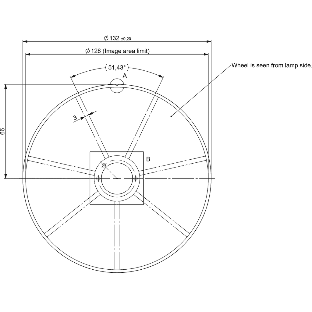 Martin Pro Static Gobo Wheel MAC Encore Performance