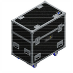 Martin Pro Three-unit flight case for MAC Allure/MAC Aura PXL