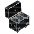 Martin Pro Three-unit flight case for MAC Allure/MAC Aura PXL