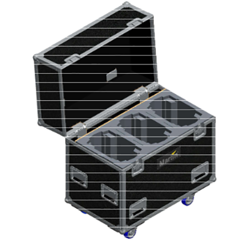 Martin Pro Three-unit flight case for MAC Allure/MAC Aura PXL