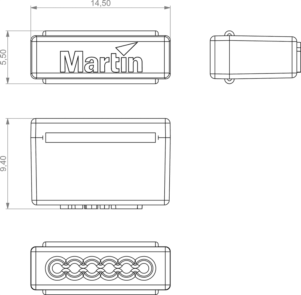 Martin Pro Set of 10 VC-Dot String Termination Caps