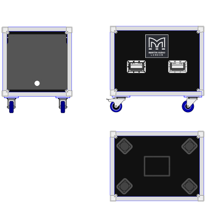 Martin Audio AMPRACK9UUK