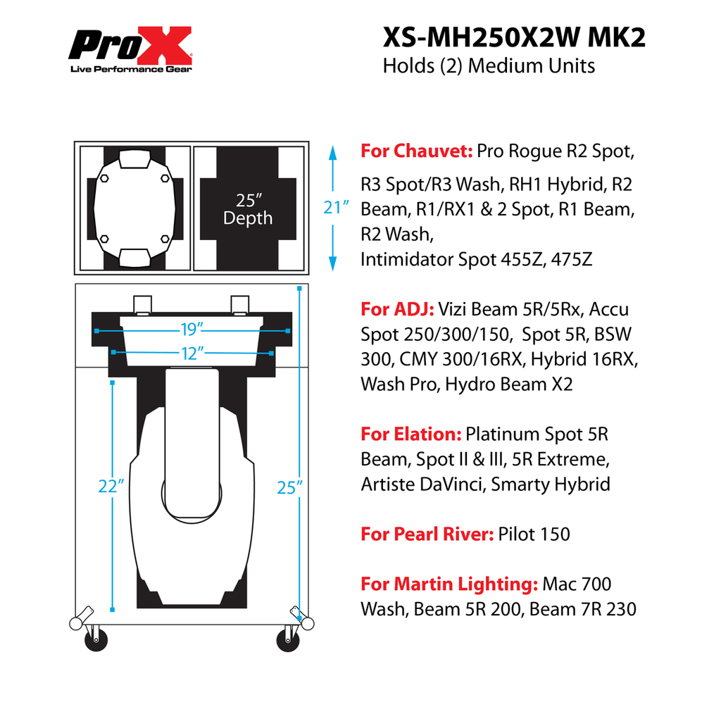 ProX XS-MH250X2W MK2