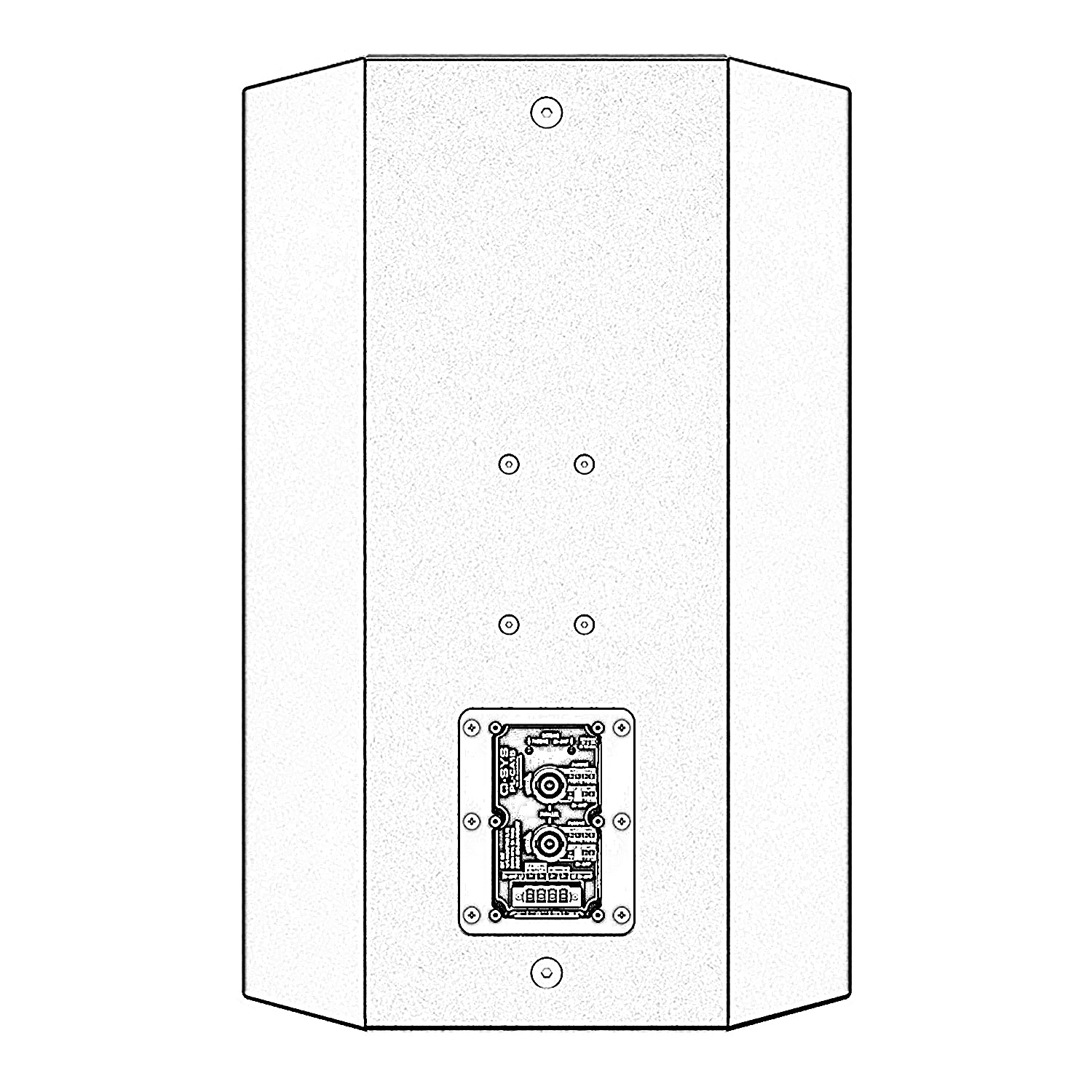 QSC {QSYS} PL-CA15-WH