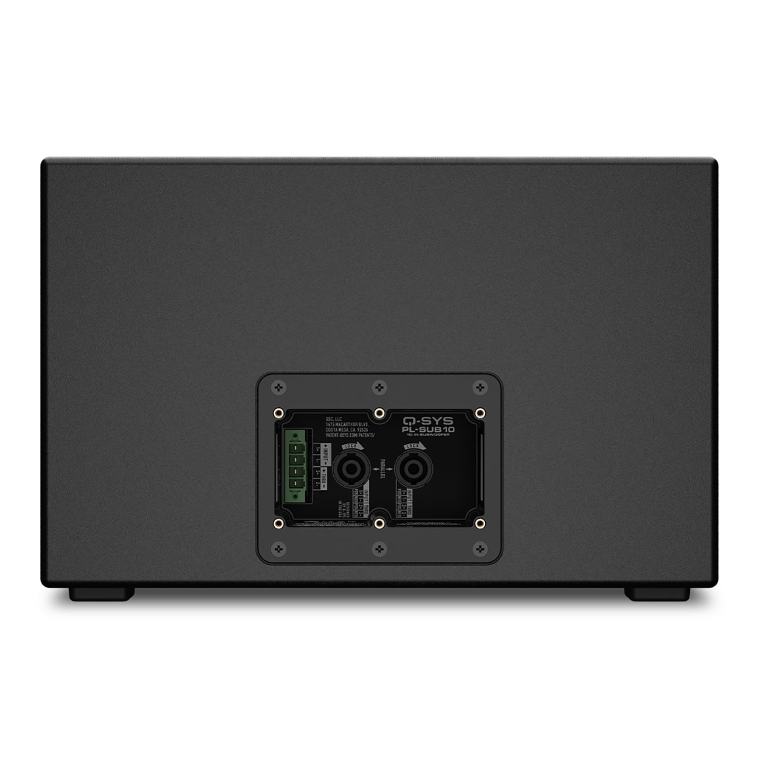 QSC {QSYS} PL-SUB10-BK