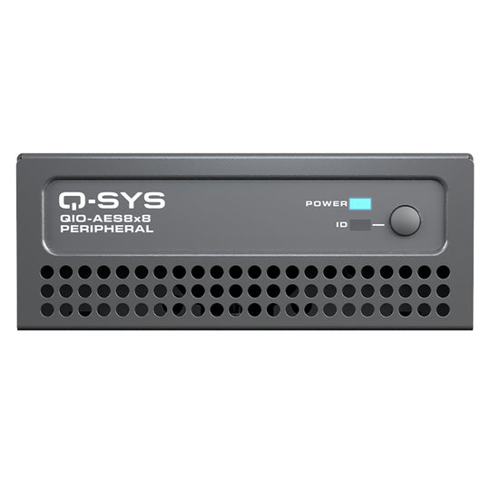 QSC {QSYS} QIO-AES8x8