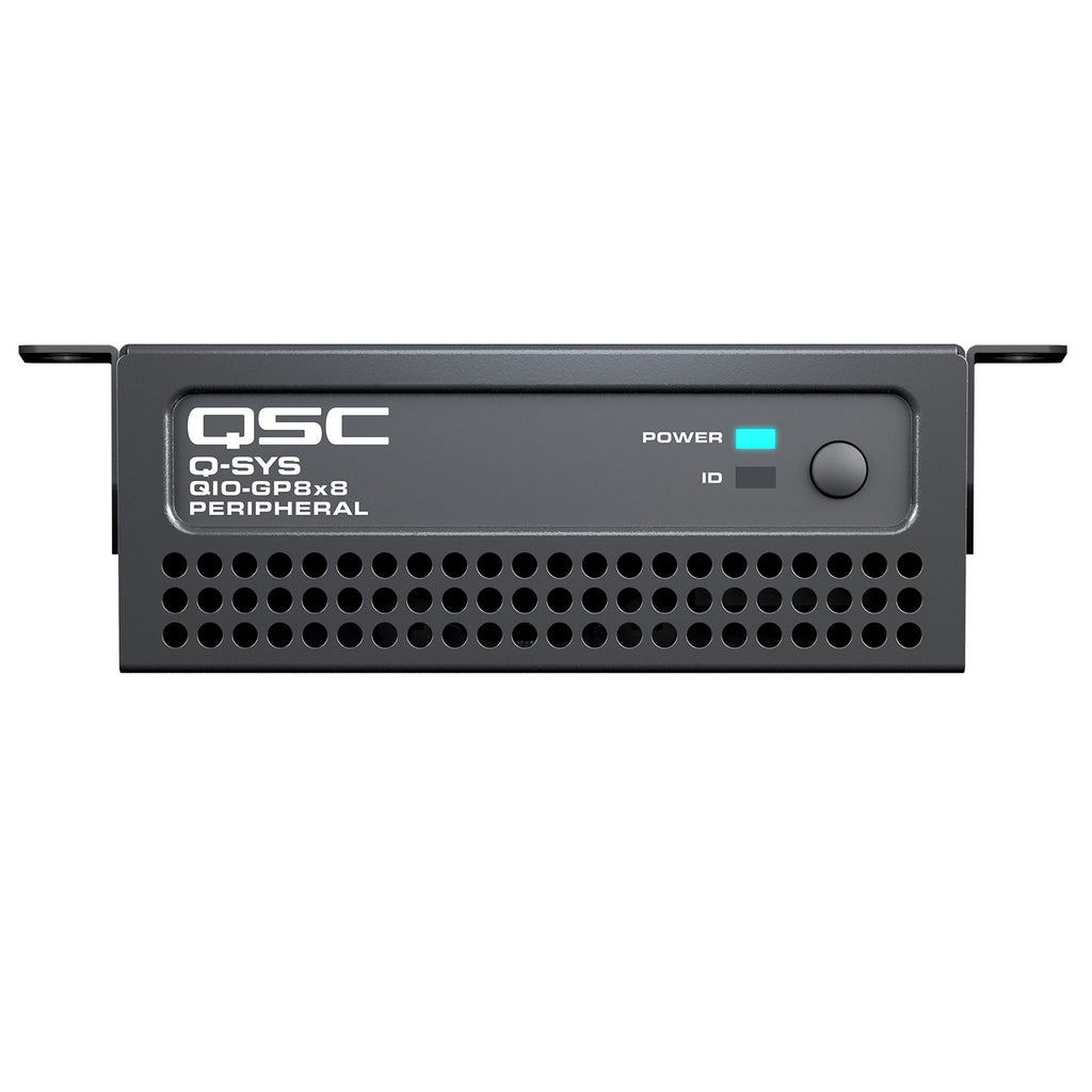 QSC {QSYS} QIO-GP8x8