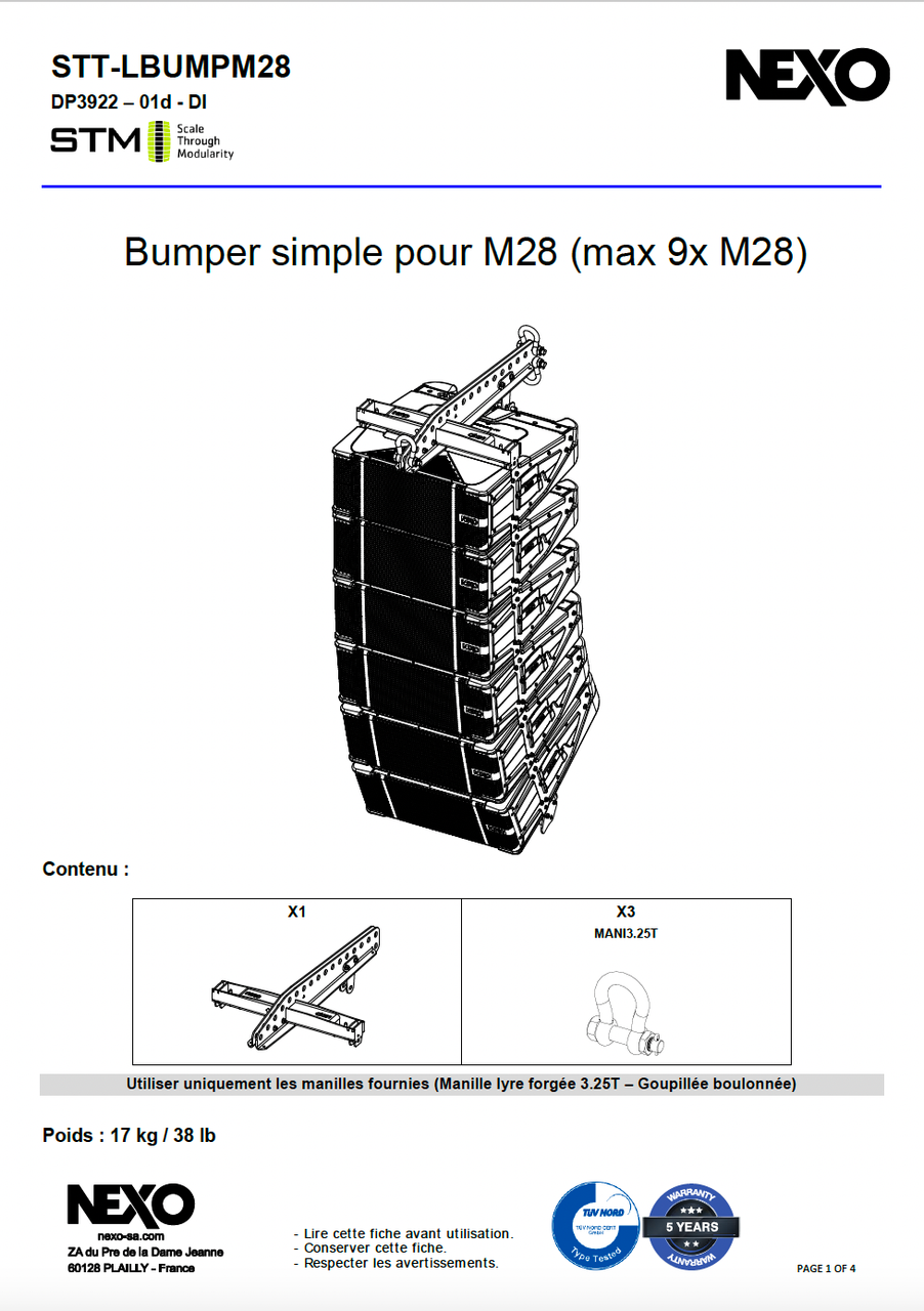 Nexo STT-LBUMPM28