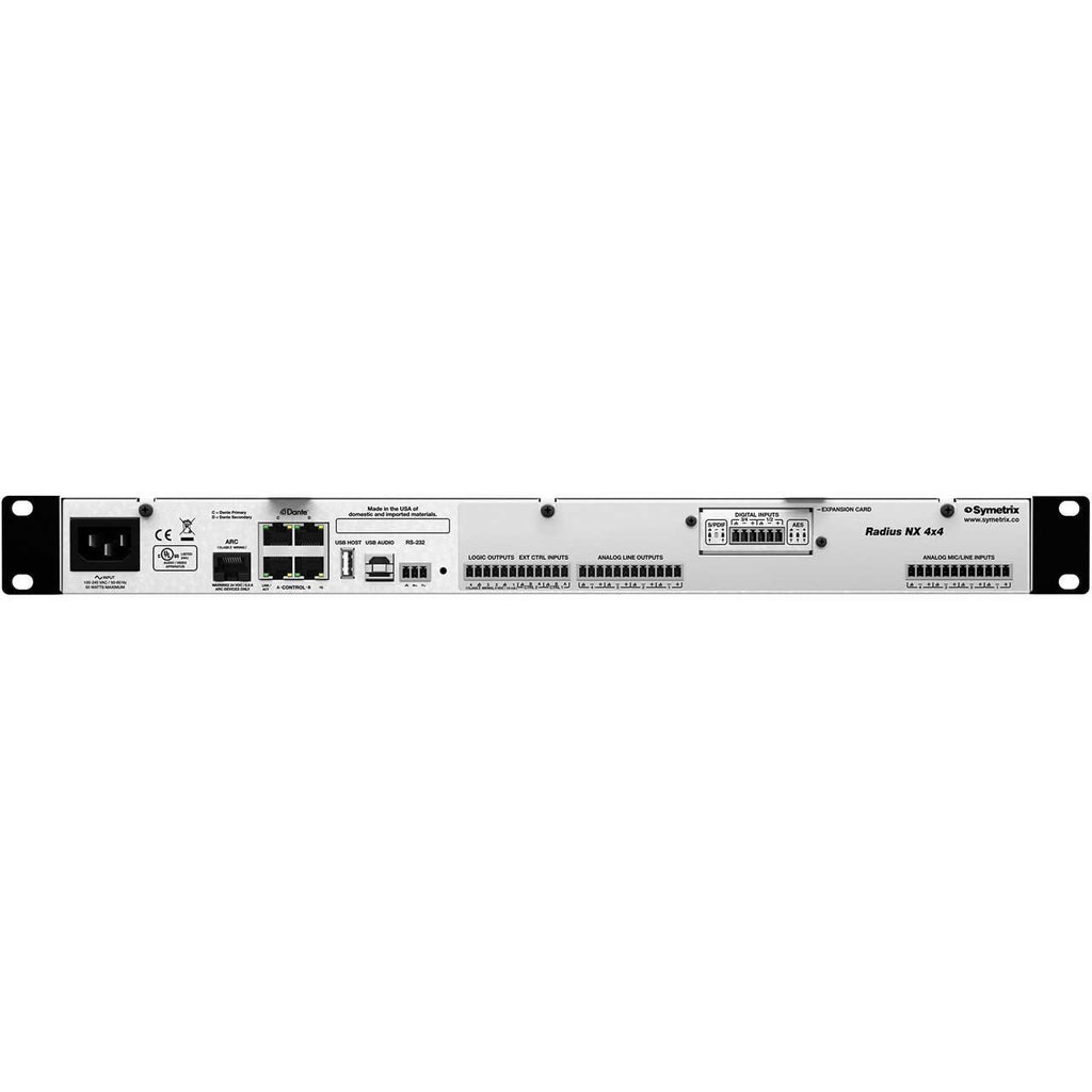 Symetrix Radius NX 4x4 USB-B (non-Dante)