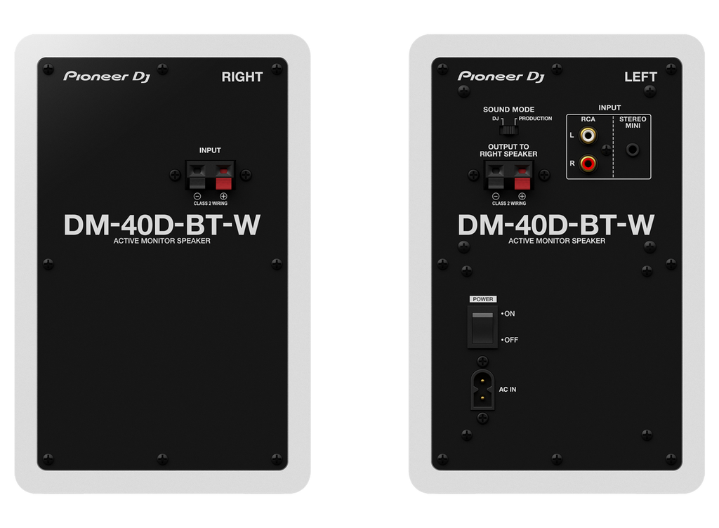 Pioneer DJ DM-40D-BT-W