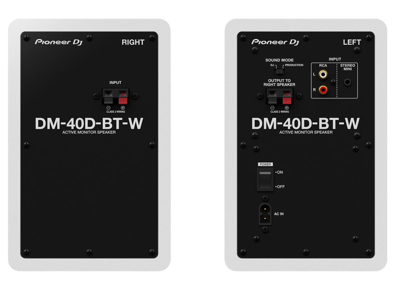Pioneer DJ DM-40D-BT-W
