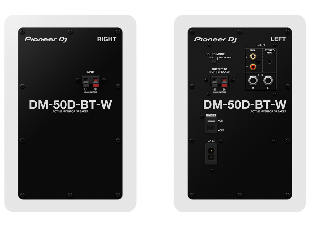 Pioneer DJ DM-50D-BT-W