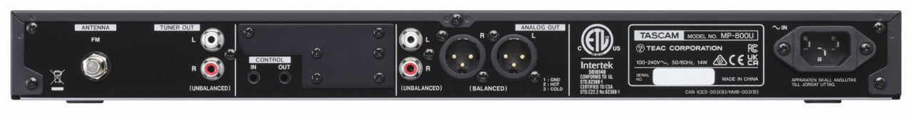 Tascam MP-800U