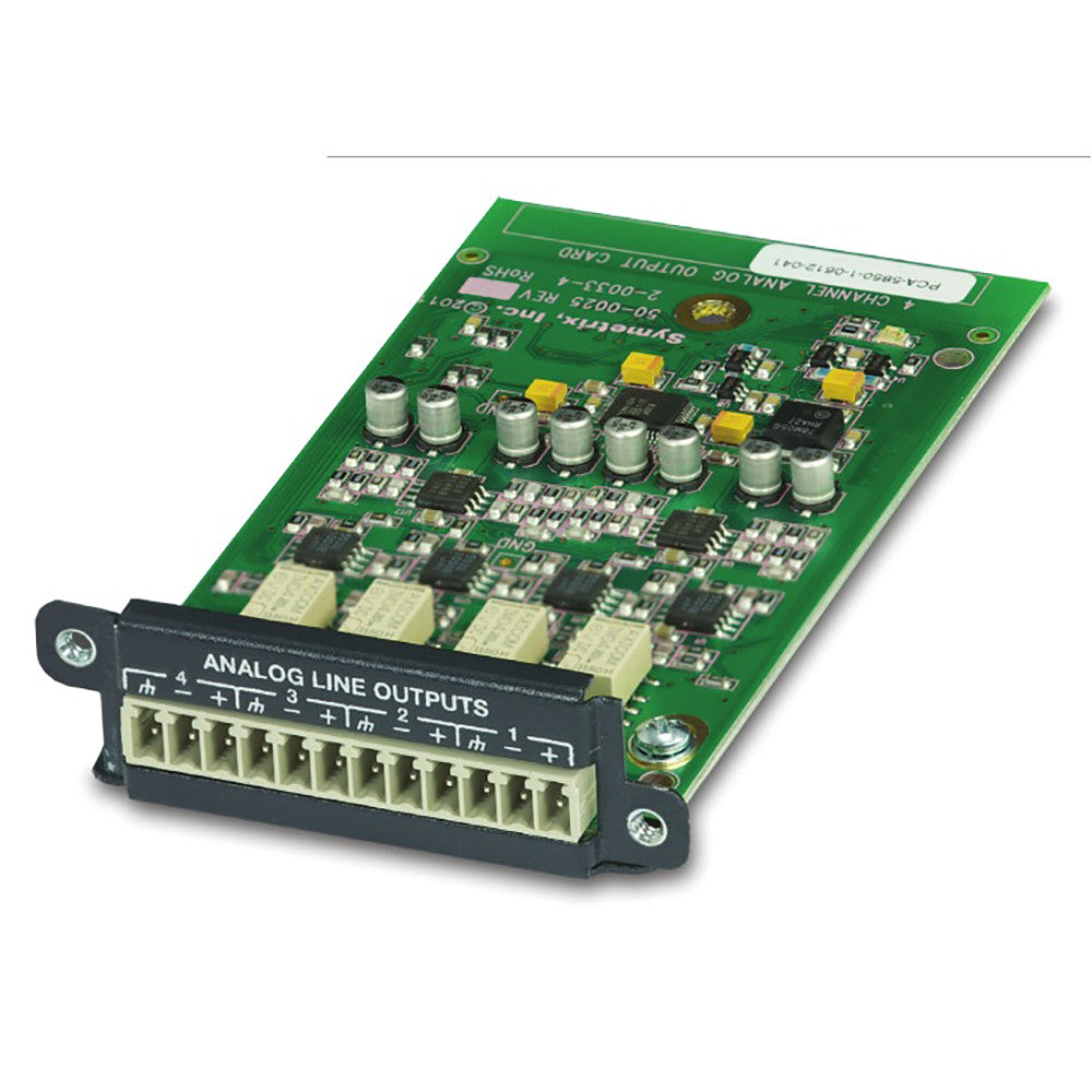 Symetrix 4 Channel Analog Out Card