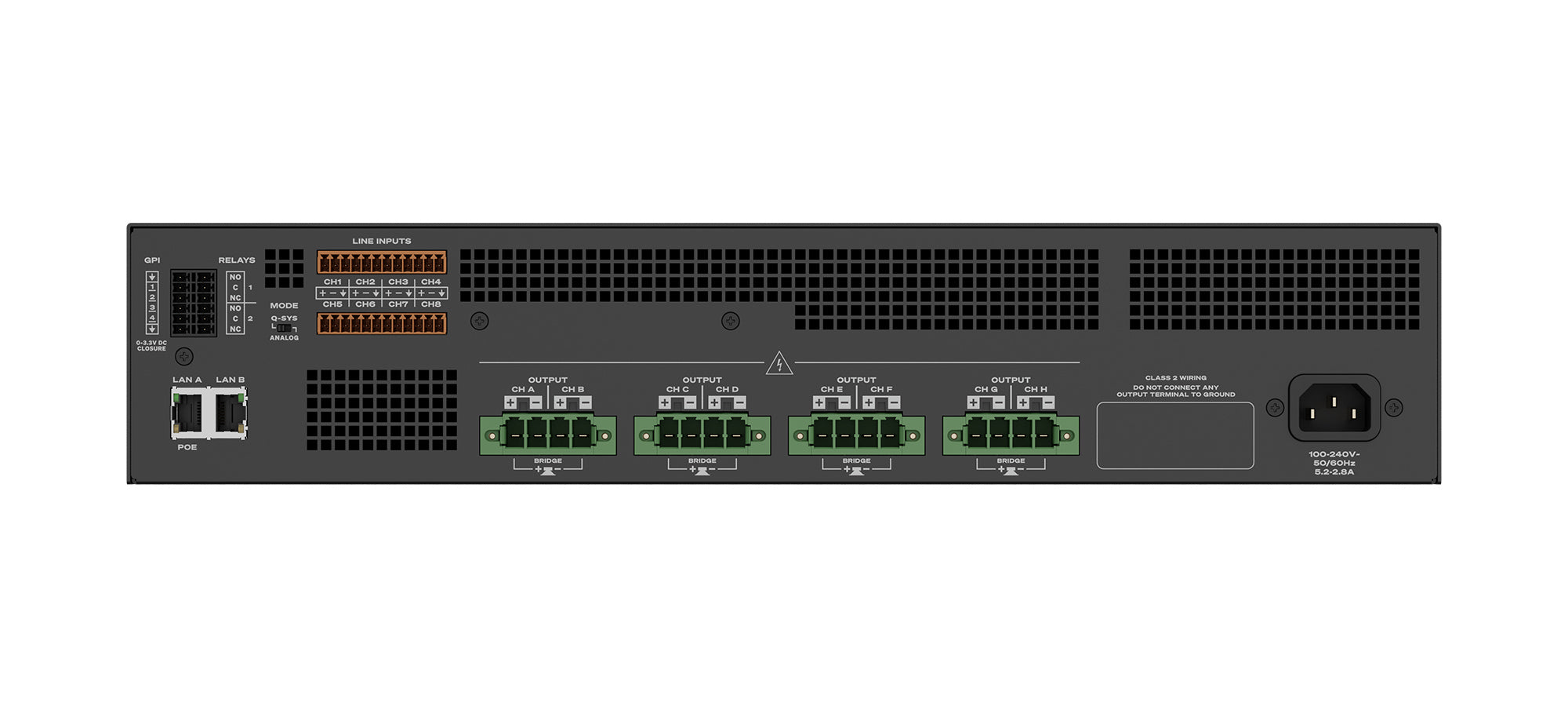 QSC {QSYS} MPA-Q 8x250
