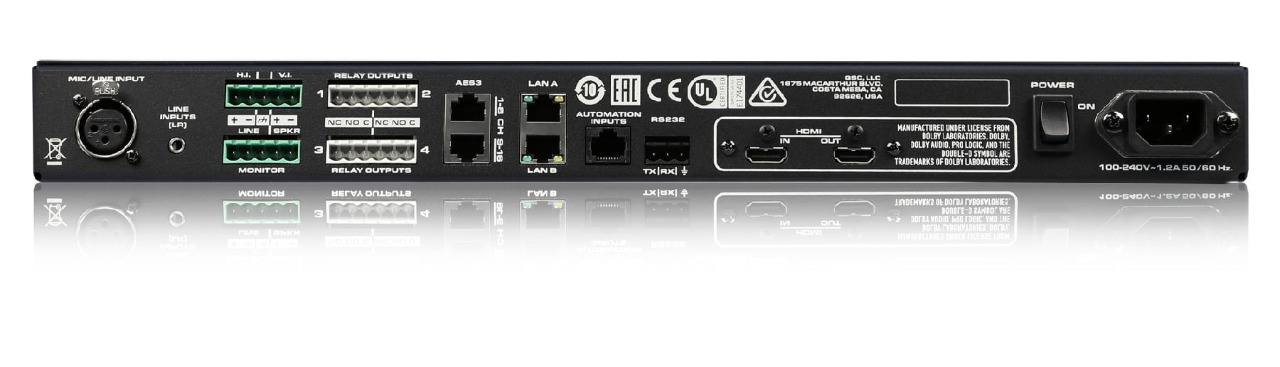 QSC {QSYS} DCIO-H