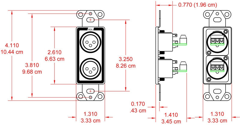 RDL D-XLR2MC