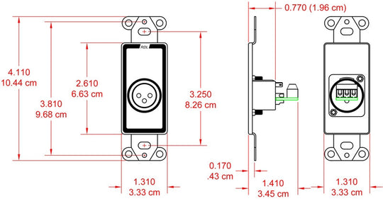 RDL D-XLR3F
