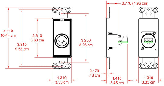 RDL D-XLR3M