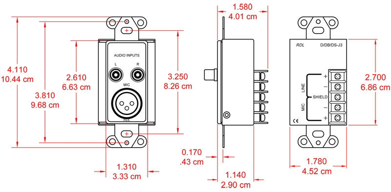 RDL DB-J3C