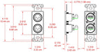 RDL DB-XLR2F