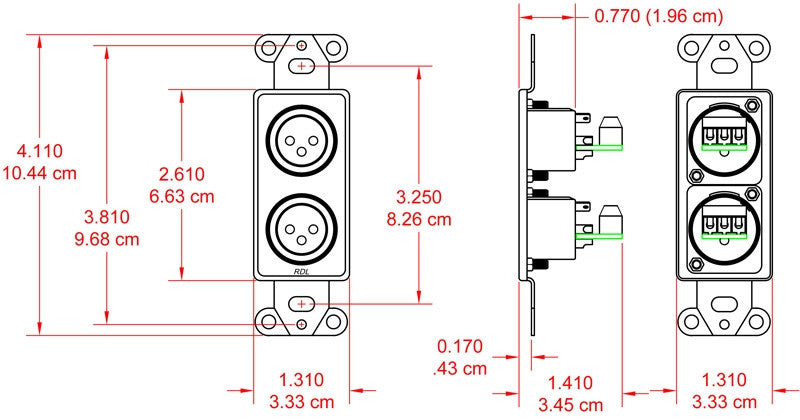 RDL-DB-XLR2MC-2