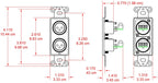 RDL-DB-XLR2M-2