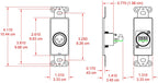 RDL-DB-XLR3M-2