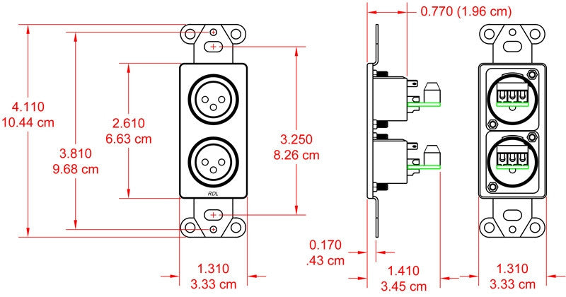 RDL DS-XLR2FC