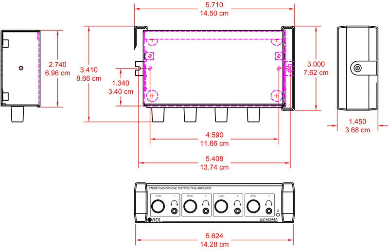 RDL EZ-HDA4AX