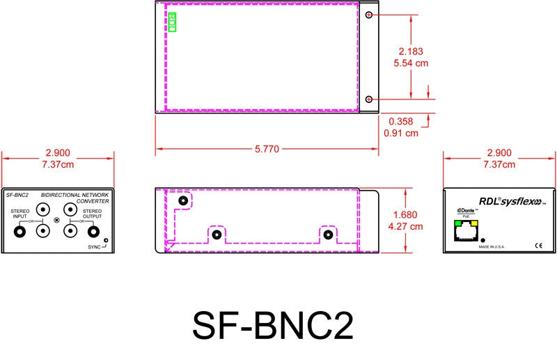 RDL SF-BNC2